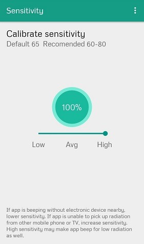 Hidden Camera Detector Calibrate Sensitivity Hidden Camera Detector Calibrate Sensitivity