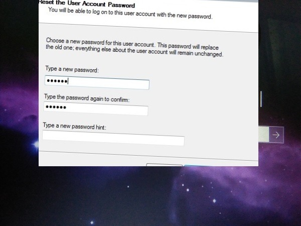 Reset New Password
