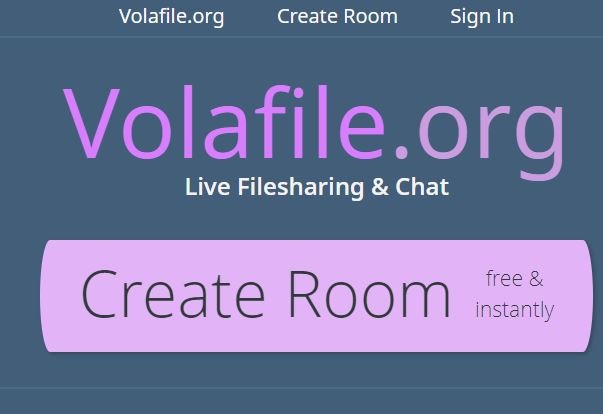 Volafile Create Room
