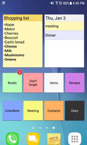 Best Grocery Shopping List App Android Colornote
