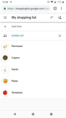 Best Grocery Shopping List App Google Shopping List