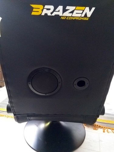 Brazen Panther Bluetooth Gaming Chair Review Back