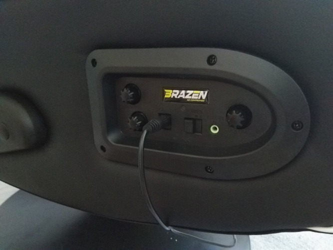 Brazen Panther Bluetooth Gaming Chair Review Panel