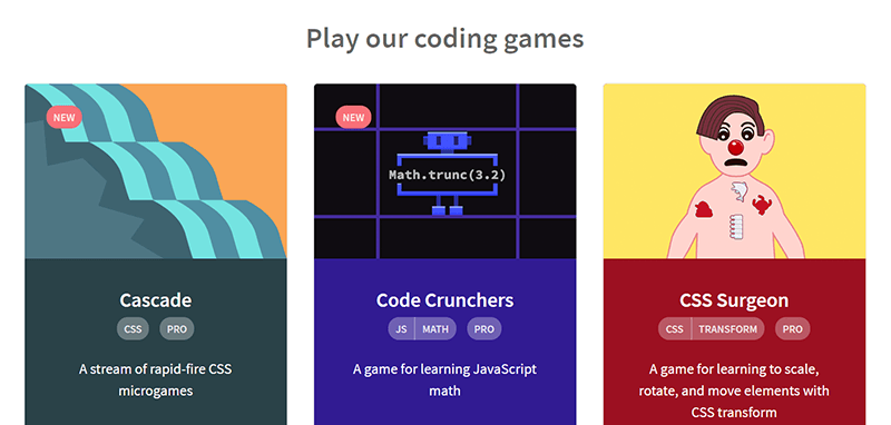 Css Games Codepip