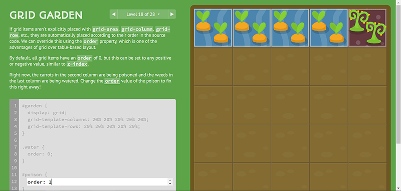 Css Games Grid Garden
