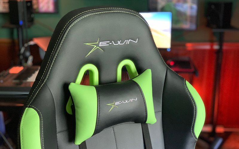 Ewin Calling Series Gaming Chair Review Neck Pillow