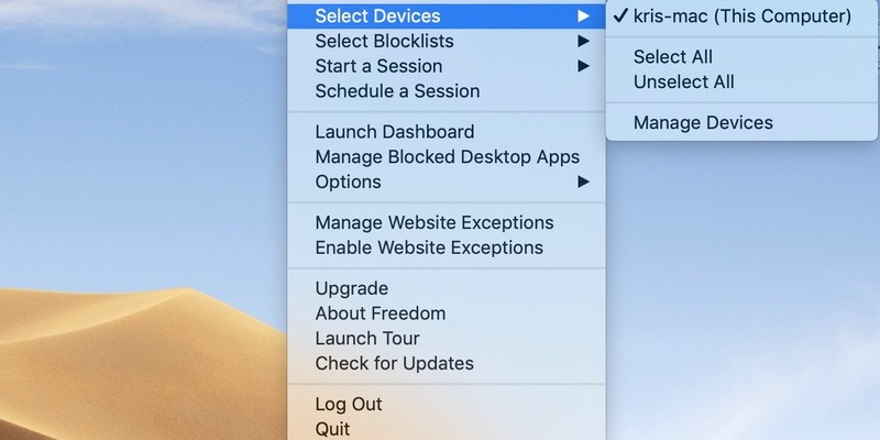 Freedom App Distraction Blocker Macos