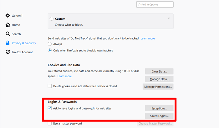 How To Log Out Of Facebook Firefox Password Delete