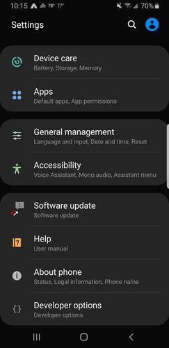 Installling Adb Settings Developer Options