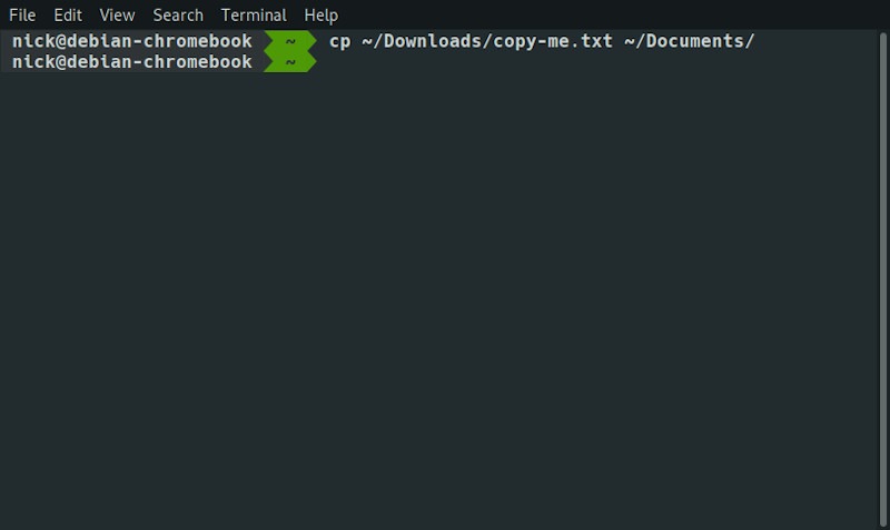 Linux Cli Copy Document
