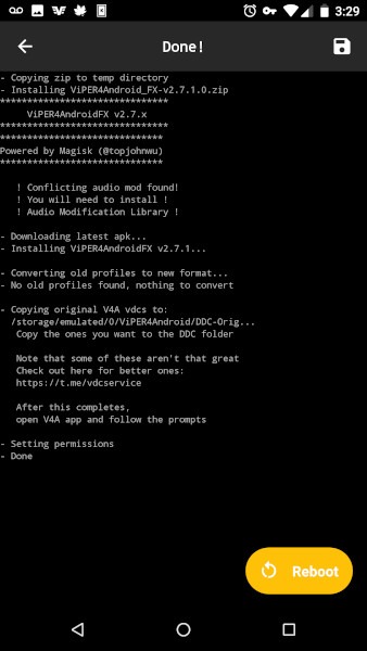 Magisk Module Flash Finished Magisk Module Flash Finished