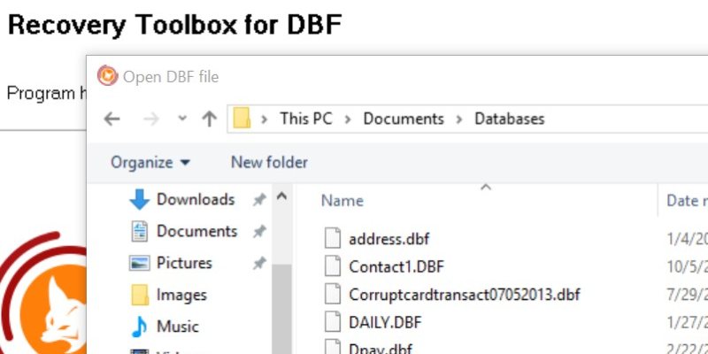 Recovery Toolbox For Dbf Review Open File