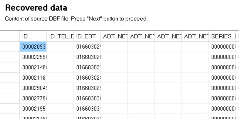 Recovery Toolbox For Dbf Review Preview