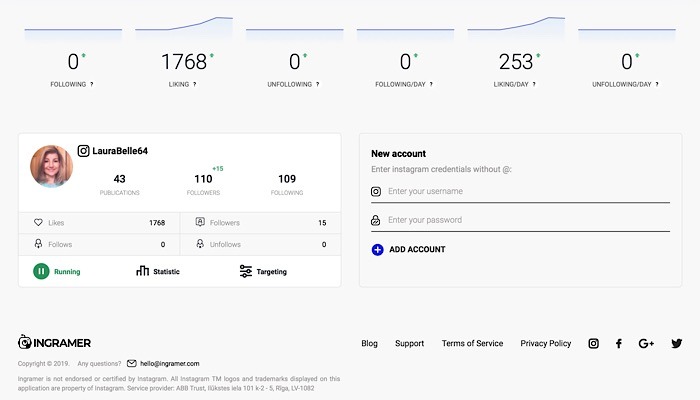 Review Ingramer Dashboard