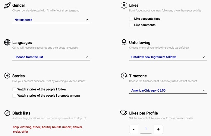 Review Ingramer Targeting