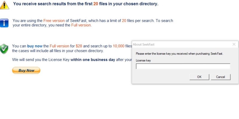 Seekfast Review License