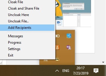 Add Recipients Cloak Add Recipients Cloak