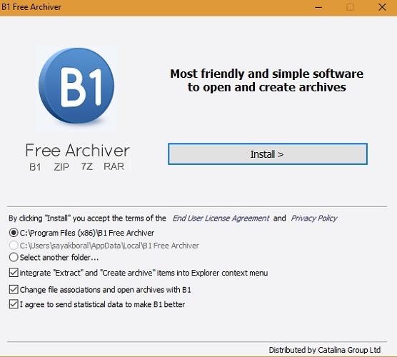 B1 Free Archiver