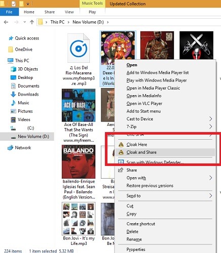 Cloak Share Right Click Files Cloak Share Right Click Files