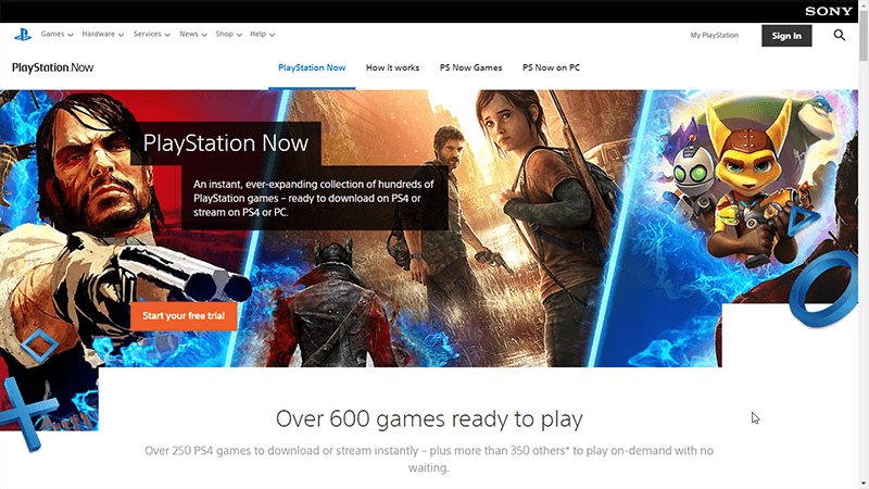 Cloud Gaming Playstation Now