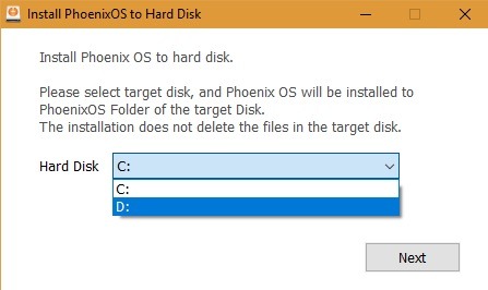Install Phoenix Os To Hard Disk