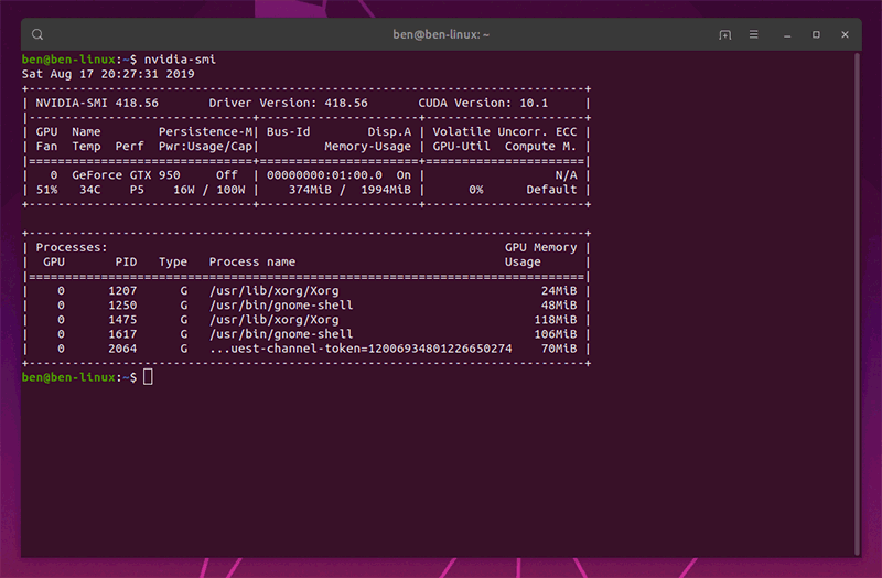 Linux Gpu Nvidia Smi