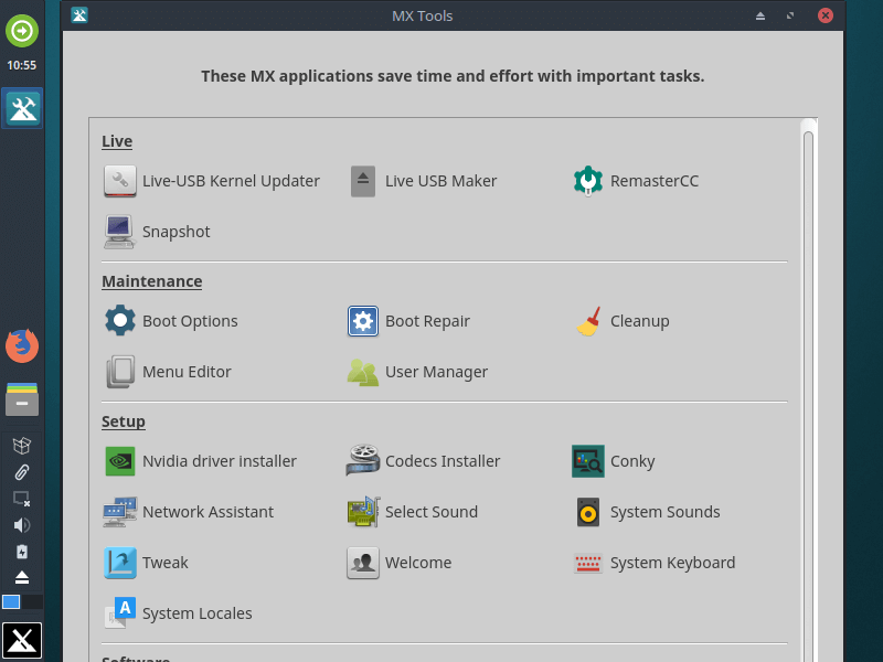 Mx Linux Review Mx Tools Configuration