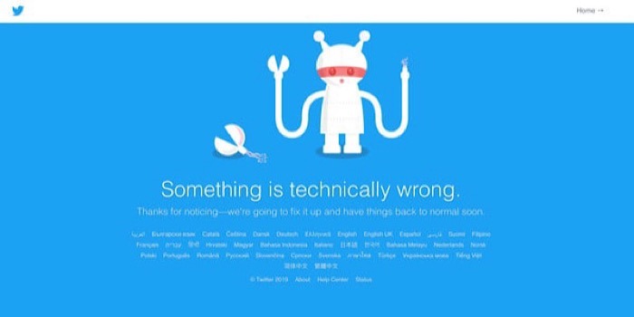 News Twitter Down Note