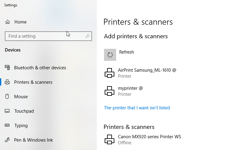 Raspberry Pi Add Printer Windows