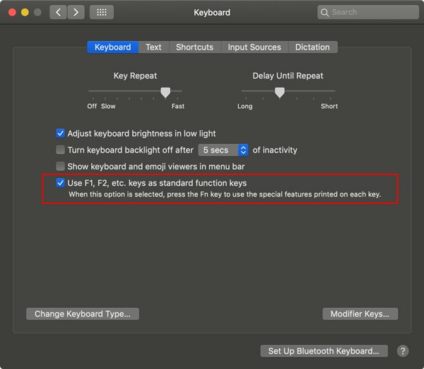 Remap Fn Keys Mac Fn Options