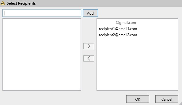 Select And Add Recipients Select And Add Recipients