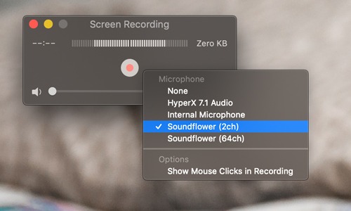Soundflower Mac Choose Input