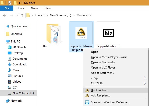 Uncloak Files Uncloak Files