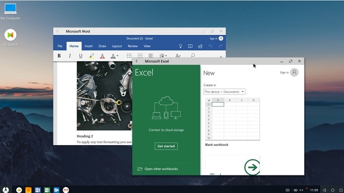 Word Excel Phoenix Os