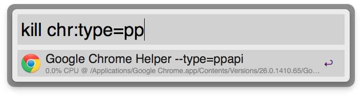 Alfred Workflows Kill Process