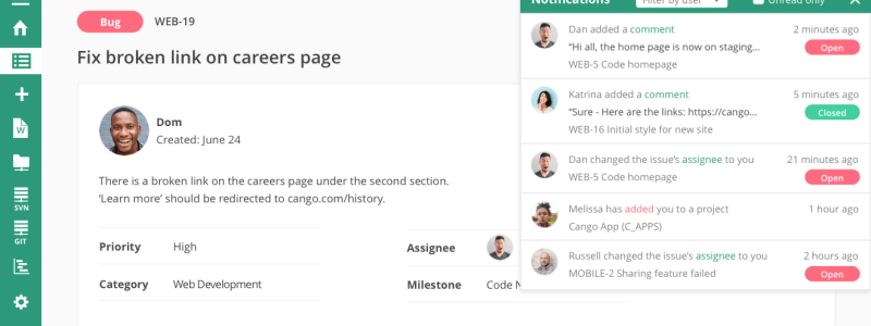 Backlog Stockinterface