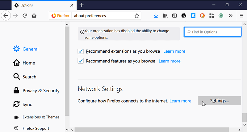 Dns Over Https Network Settings Firefox