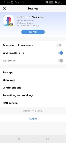 Faceapp Gopro Option Faceapp Gopro Option