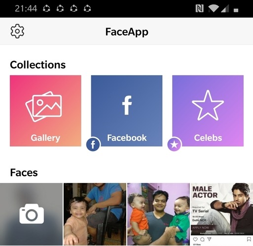 Faceapp Photo Upload Page Faceapp Photo Upload Page