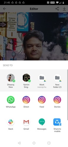 Faceapp Sharing Options Faceapp Sharing Options