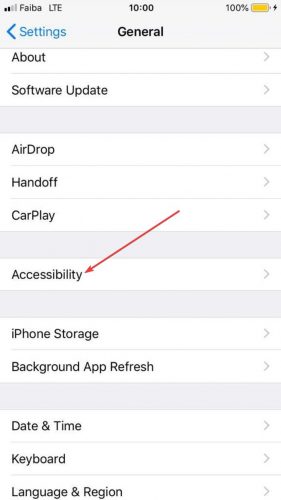 Lock Apps Iphone Settings General Accessibility