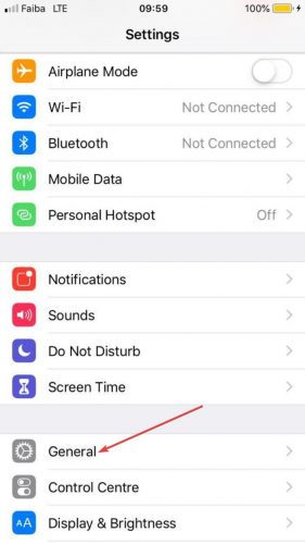 Lock Apps Iphone Settings General