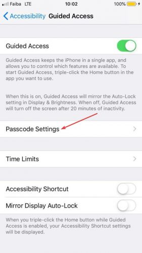 Lock Apps Iphone Settings Guided Access Passcode Settings