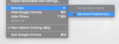 Macos Services System Preferences