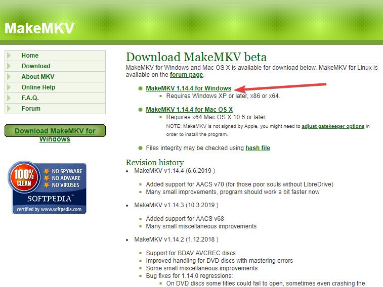 Play Blu Rays Windows 10 Makemkv