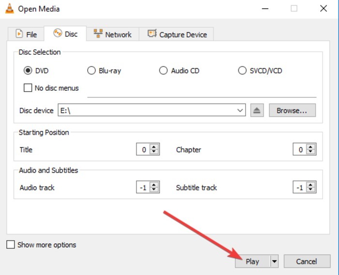 Play Blu Rays Windows 10 Play