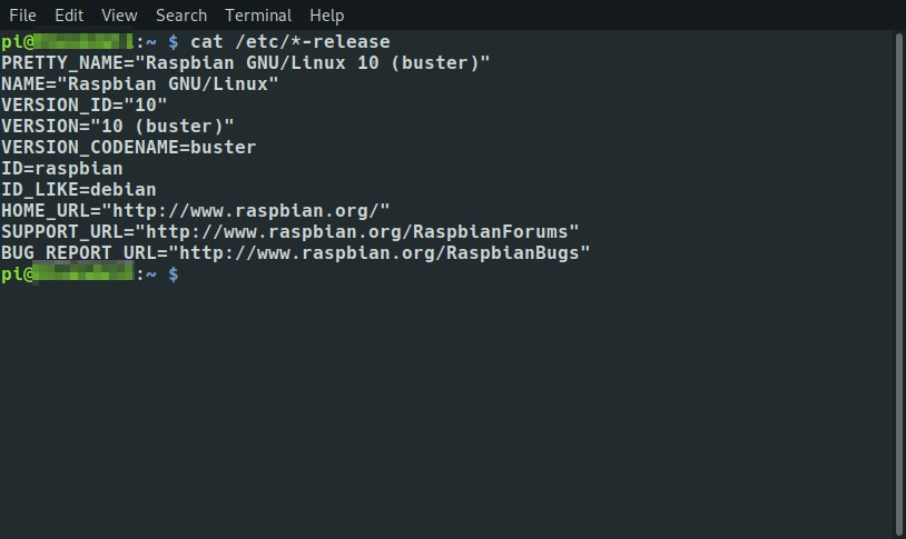 Raspbian Release Info