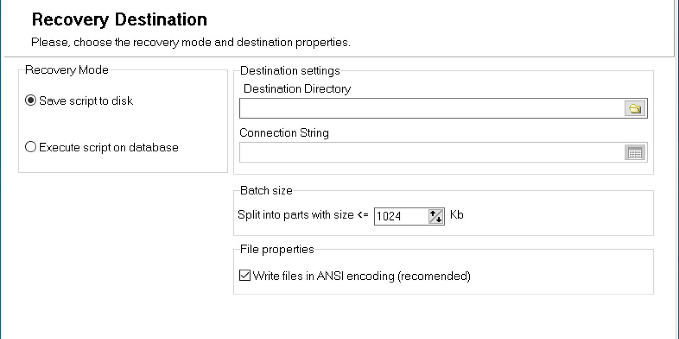 Recovery Toolbox For Sql Review Save Method