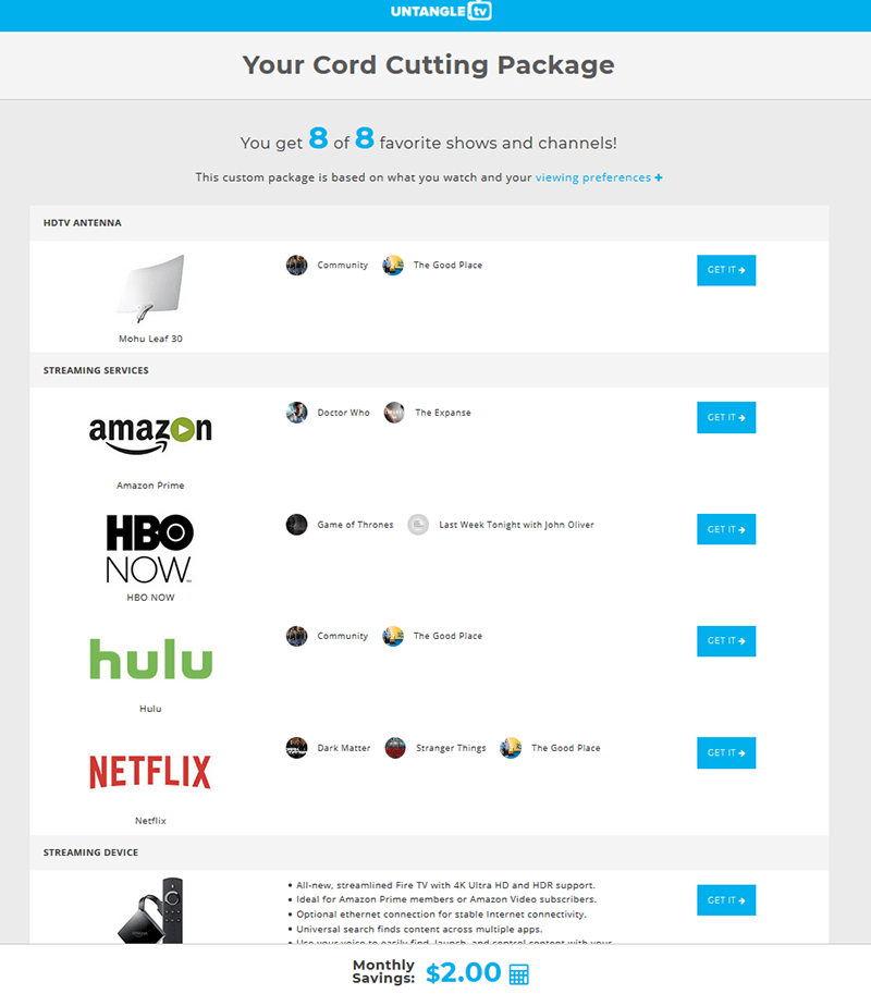 Streaming Services Tools Untangle Tv