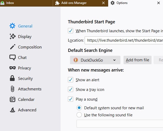 Add Duckduckgo To Mozilla Thunderbird